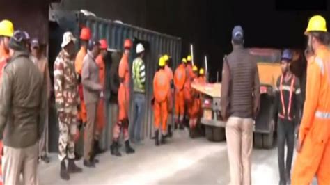 Workers Trapped In Uttarkashi Under Construction Tunnel Collapse