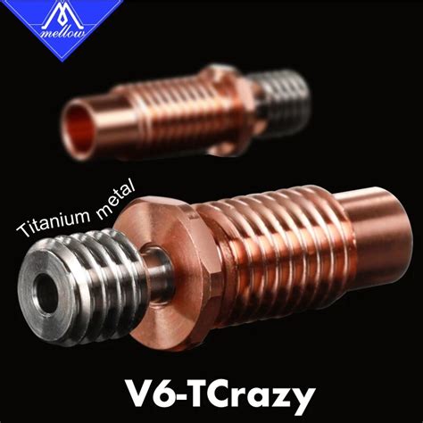 Mellow All Metal Nf V Tcrazy Heat Break Titanium Copper D Printer