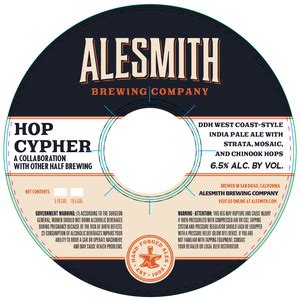 Alesmith Hop Cypher - Beer Syndicate