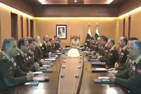 Coas General Bajwa Chairs Corps Commanders Conference Pakistan