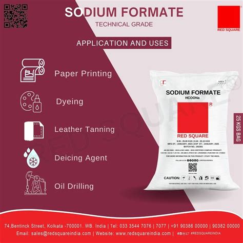 Sodium Formate Red Square At Best Price Sodium Formate Red Square