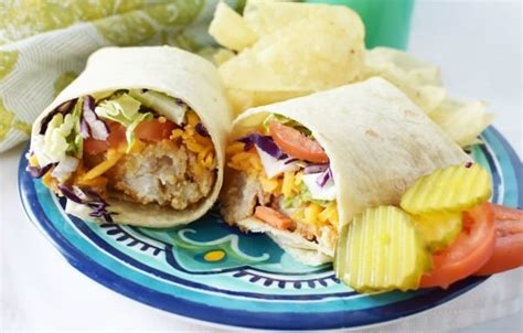 Honey Mustard Fish Crunch Wraps