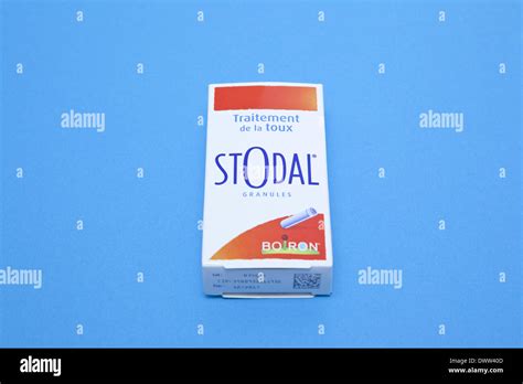 Stodal Homeopathy Cough Stock Photo Alamy