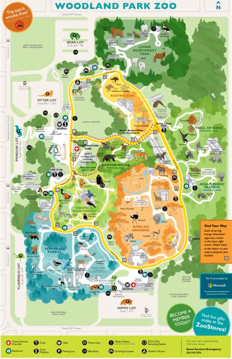 Woodland Park Zoo Map and Brochure (2012 - 2024) | ThemeParkBrochures.net