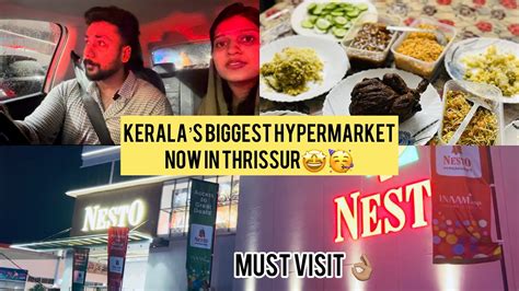 Keralas Biggest Hypermarket Nesto Couple Vlog Nehala Mufeed