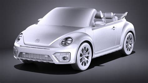 Volkswagen Beetle Dune Convertible Vray D Model Ds C D