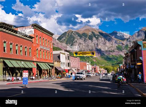 Downtown Telluride, Colorado Stock Photo - Alamy