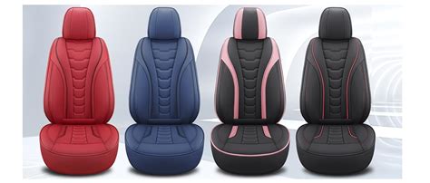 Outos Luxury Leather Auto Car Seat Covers 5 Seats Full Set Universal Fit Ssx Blue