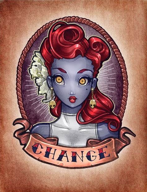 CHANGE Pinup Art Print By Tim Shumate Tim Shumate Illustrations