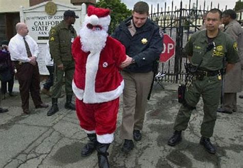 Santa Getting Arrested 14 Pics