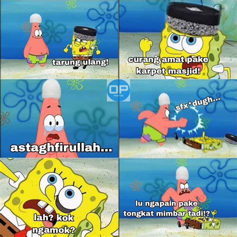 Meme Ramadan Di Bikini Bottom Ini Lika Likunya Kocak Abis