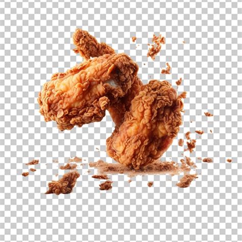 Frango Frito Saboroso Png Isolado Em Fundo Transparente Psd Premium