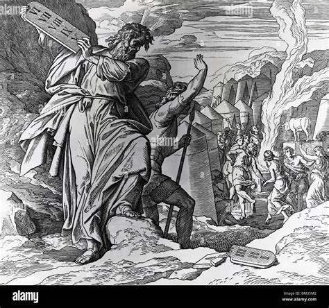 Moses With The Tablets Of Law Hi Res Stock Photography And Images Alamy