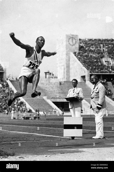 May 3, 1936 - Berlin, Germany - American athlete JESSE OWENS competing ...