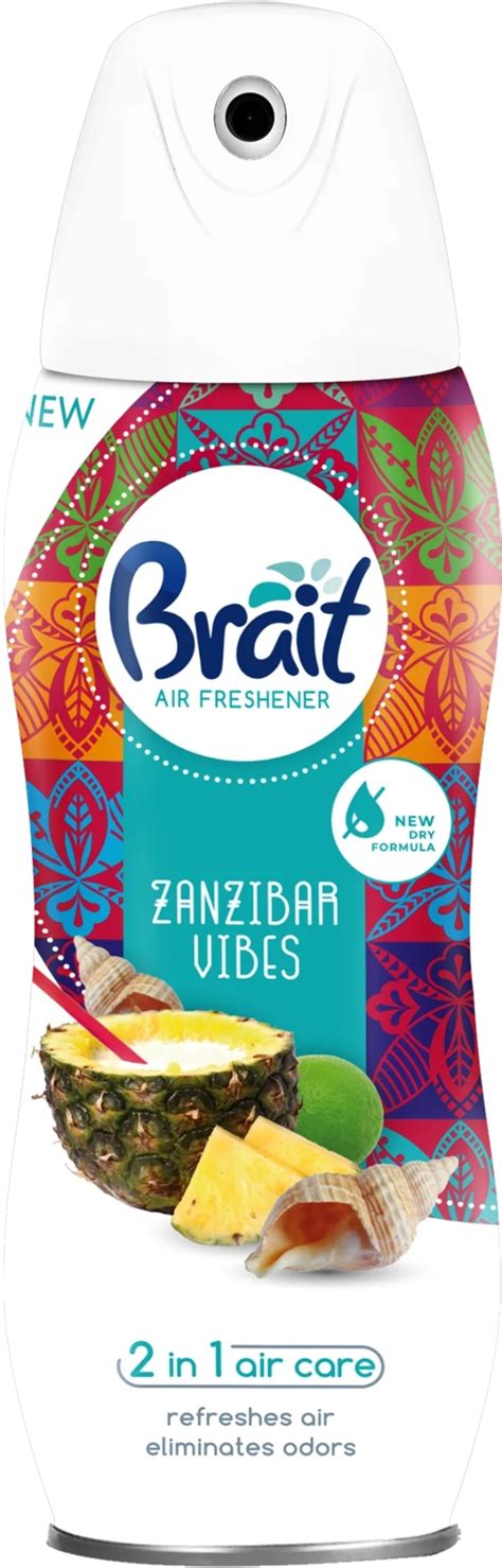 Brait Air Freshener Odorizant Zanzibar Vibes Makeup Ro