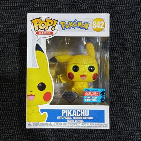 Jual Funko Pop POKEMON PIKACHU DIAMOND 842 2021 Fall Convention