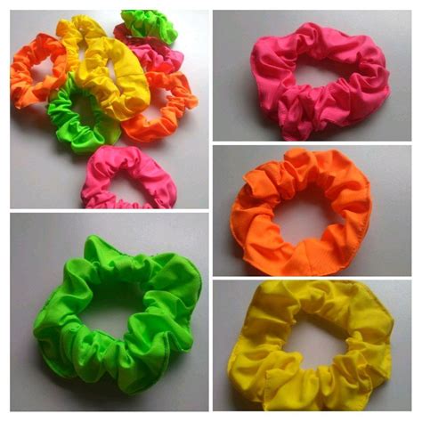 Xuxinha Neon El Stico De Cabelo Scrunchie Rabic Elo