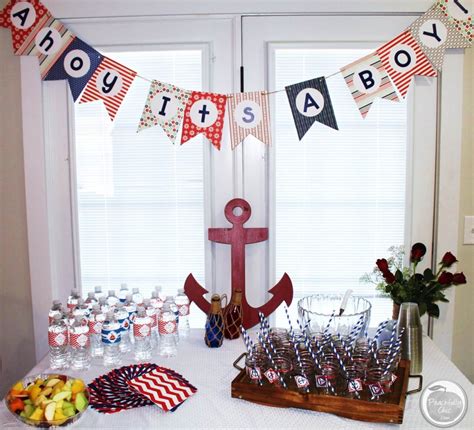 Nautical Baby Shower Ideas Peachfully Chic