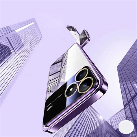 Luxo Galvanizada À Prova De Choque Capa Infinix Smart 8 HD Pro Plus Hot 40i Tecno Spark Go 2024