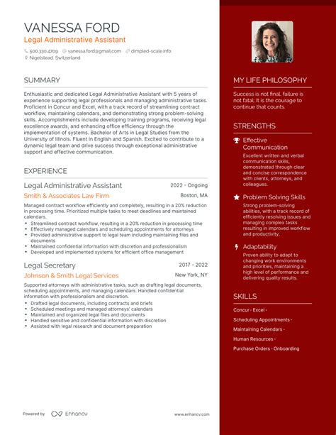 3 Legal Administrative Assistant Resume Examples How To Guide For 2024