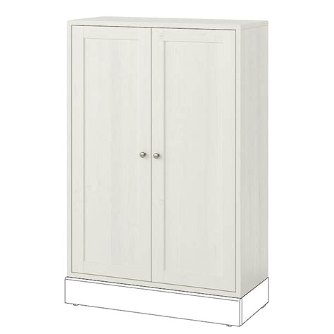 Havsta White Cabinet 81x35x123 Cm Ikea