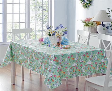 Amazon Newbridge Vinyl Rectangle Tablecloth X Inch Easter