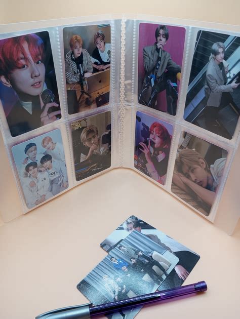 Биндер для фотокарточек К-ПОП альбом для карт K-POP lomo card на 160 шт ...