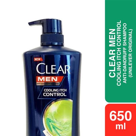 Clear Men Cooling Itch Control Anti-Dandruff Shampoo 650ml (Unilever Original) - OHSOGO