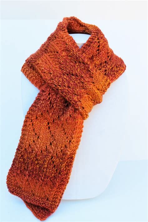 Knit Scarf Fall Knit Scarf Acrylic Scarf Autumn Scarf