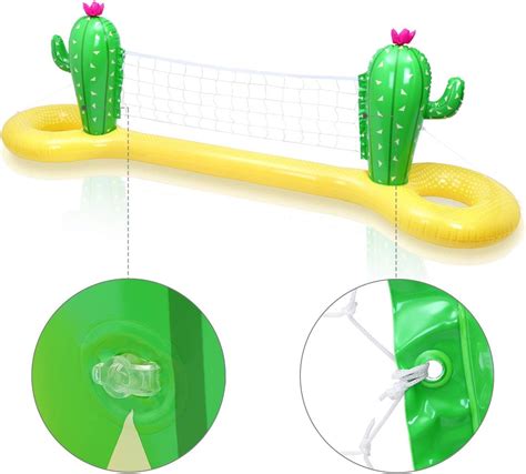 STOBOK Inflatable Volleyball Pool, Basketball Inflatable Pool Toy ...