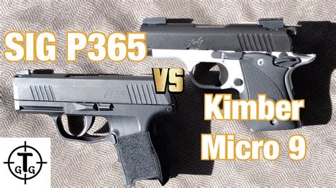 Sig P Vs Kimber Micro Does It Get Any Better Youtube