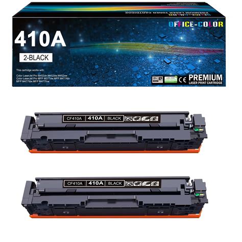 410a Black Toner Cartridge Replacement For Hp 410a Cf410a