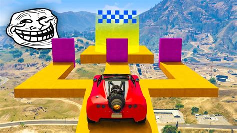 La Carrera Troll Mas Larga Del Mundo No Veo Nada Gta V Online