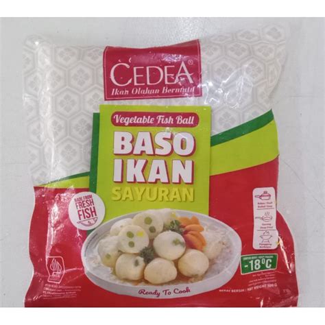 Jual Cedea Baso Ikan Sayur Gr Bogor Frozen Shopee Indonesia