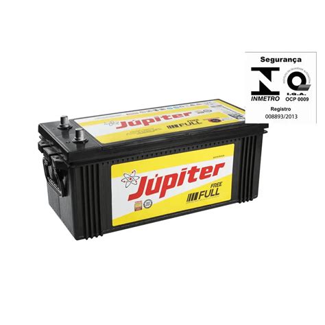 Bateria Automotiva Júpiter 180ah 12v Selada