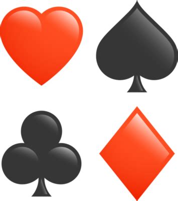 Hearts Diamonds Spades Clubs PNGs for Free Download