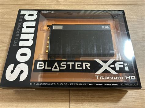 Creative Sound Blaster X Fi Titanium Hd Pci Ex