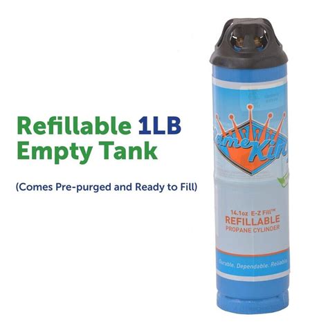 1 Lb Blue Refillable Propane Tank 101 Travel