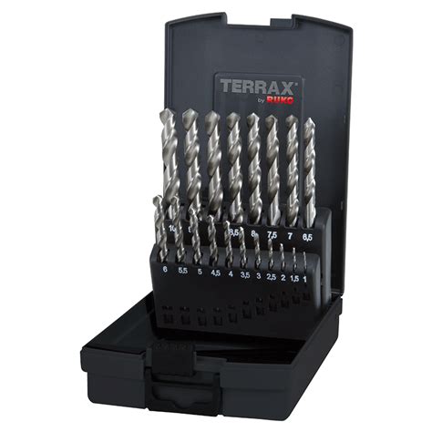 TERRAX Twist Drill HSS Set Parweld