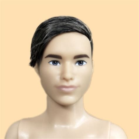 Ken Barbie Fashionistas Doll 193 Rooted Hair Nude Good As New Shopee Philippines