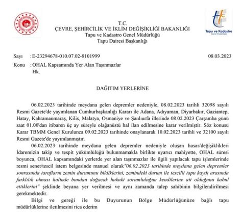 OHAL kararı devreye girdi Tapu işlemlerinde yeni düzenleme