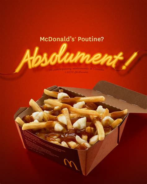 Poutine At Mcdonalds Yes But Only In Canada Los Angeles Times