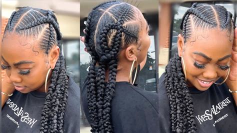 Stitch Braids Cornrows Crochet Fashion Criss Cross Natural Hair Styles Curly Cross Stitch