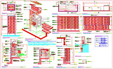 Wooden stage design view