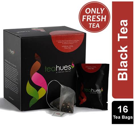 Bergamot Orange Teahues Imperial Earl Grey Black Tea Tea Bags At Rs