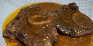 Ragu de ossobuco na pressão bem macio e suculento