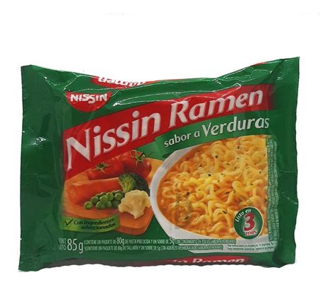 Fideo Instantáneo Nissin Ramen Sabor Verduras 85 Gr ASIA ORIENTAL