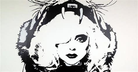 Lady Gaga Stencil Imgur