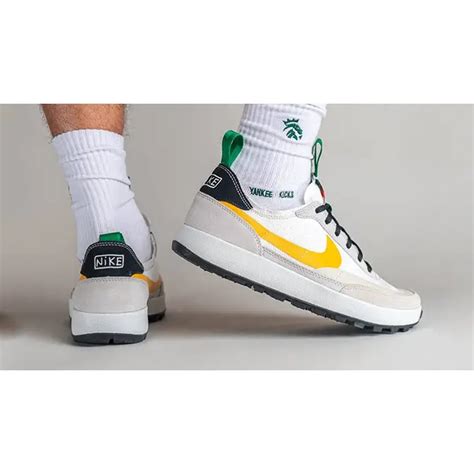 Tom Sachs X Nikecraft General Purpose Shoe White Yellow Where To Buy