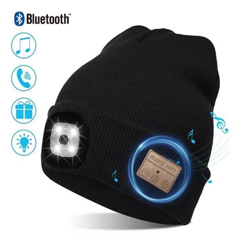 Gorro Touca Bluetooth Wireless Speaker With Led Light Parcelamento